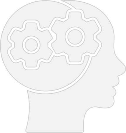 Settings Glyph Grey Icon Designのイラスト素材