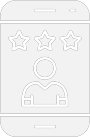 Smartphone Glyph Grey Icon Designのイラスト素材