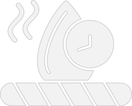 Fast Dry Glyph Grey Icon Designのイラスト素材