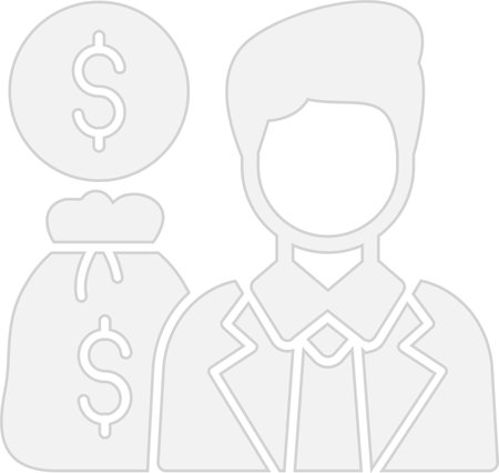 Rich Glyph Grey Icon Designのイラスト素材