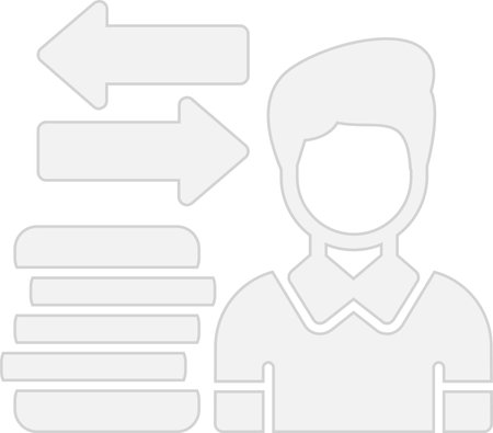 Debt Glyph Grey Icon Designのイラスト素材