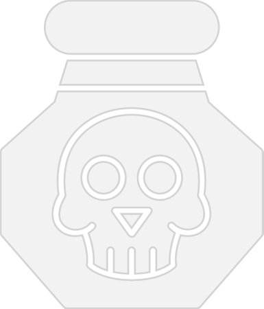 Posion Glyph Grey Icon Designのイラスト素材