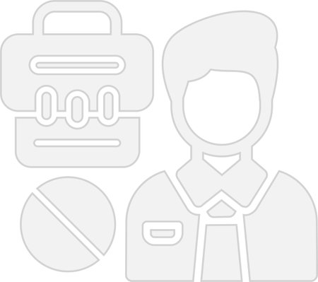 No Job Glyph Grey Icon Designのイラスト素材