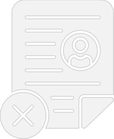 Not Qualified Glyph Grey Icon Designのイラスト素材