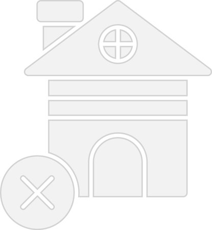 House Glyph Grey Icon Designのイラスト素材