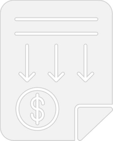 Low Sales Glyph Grey Icon Designのイラスト素材
