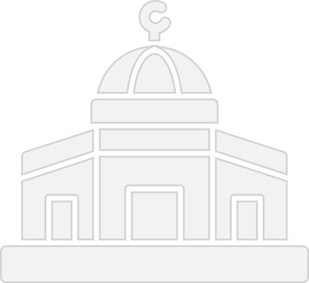 Al Aqsa Mosque Glyph Grey Icon Designのイラスト素材