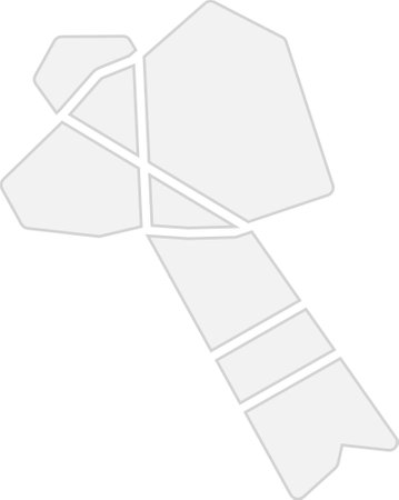 Stone Axe Glyph Grey Icon Designのイラスト素材