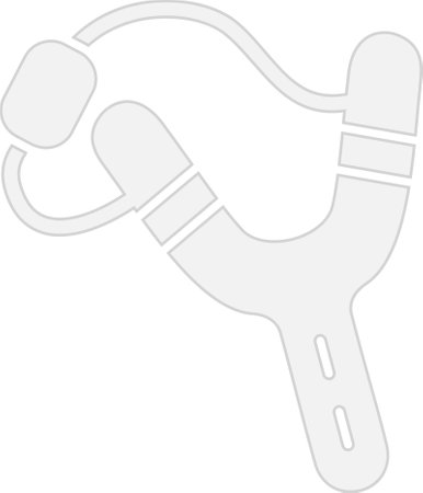 Slingshot Glyph Grey Icon Designのイラスト素材