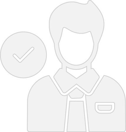 Candidate Glyph Grey Icon Designのイラスト素材