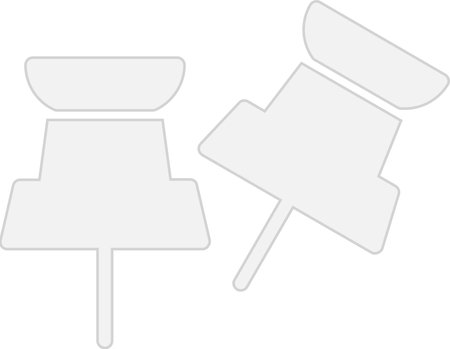 Pin Glyph Grey Icon Designのイラスト素材