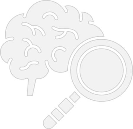 Neurology Glyph Grey Icon Designのイラスト素材