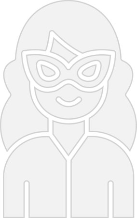 Hero Glyph Grey Icon Designのイラスト素材