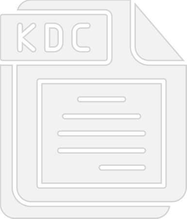 KDC Glyph Grey Icon Designのイラスト素材