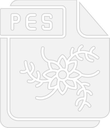 PES Glyph Grey Icon Designのイラスト素材