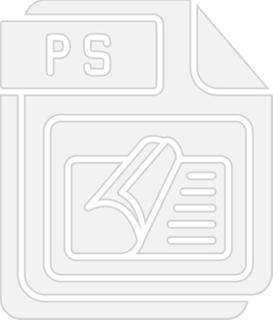 PS Glyph Grey Icon Designのイラスト素材