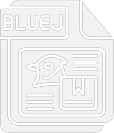 BLUEJ Glyph Grey Icon Design