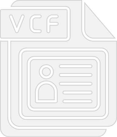 VCF Glyph Grey Icon Design