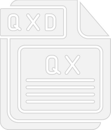 QXD Glyph Grey Icon Designのイラスト素材