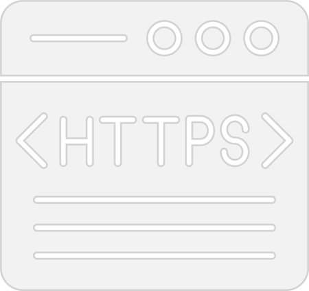 Https Glyph Grey Icon Designのイラスト素材