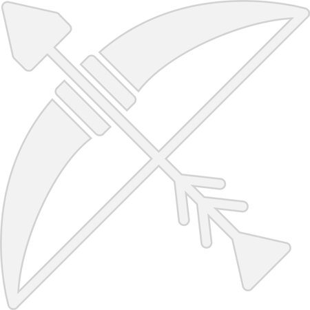 Bow And Arrow Glyph Grey Icon Design