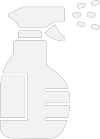 Spray Bottle Glyph Grey Icon Designのイラスト素材