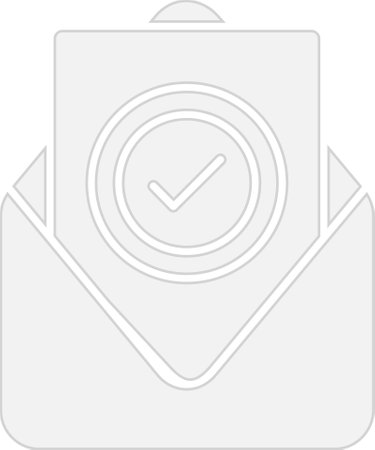 Approve Glyph Grey Icon Designのイラスト素材