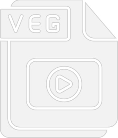 VEG Glyph Grey Icon Designのイラスト素材
