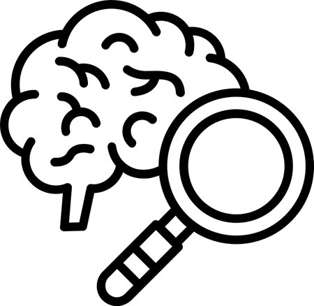 Neurology Line Icon Designのイラスト素材