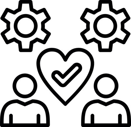 Respect Line Icon Designのイラスト素材