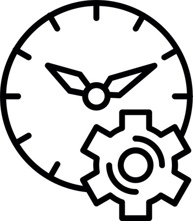 Management Line Icon Designのイラスト素材