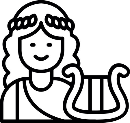 Apollo Line Icon Designのイラスト素材