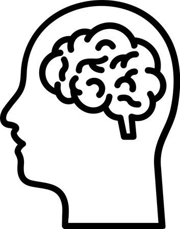 Head Line Icon Designのイラスト素材