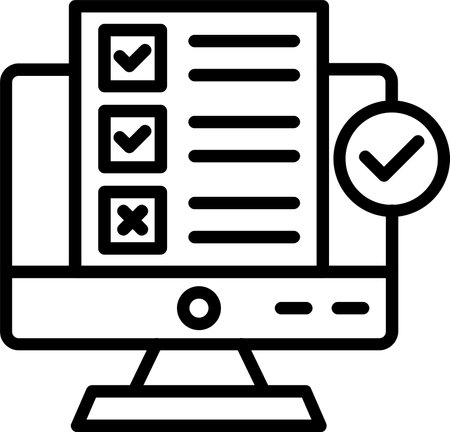 Testing Line Icon Designのイラスト素材
