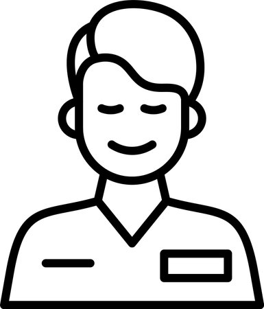 Nurses Line Icon Designのイラスト素材