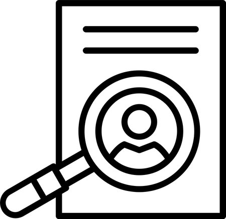 Recruiting Line Icon Designのイラスト素材