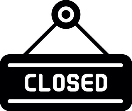 Closed Glyph Icon Designのイラスト素材