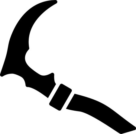 Kama Glyph Icon Designのイラスト素材