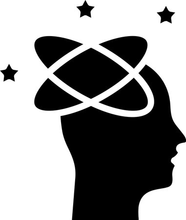 Dizzy Glyph Icon Designのイラスト素材