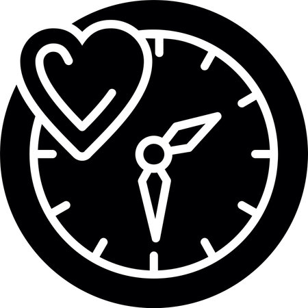 Dating Glyph Icon Designのイラスト素材