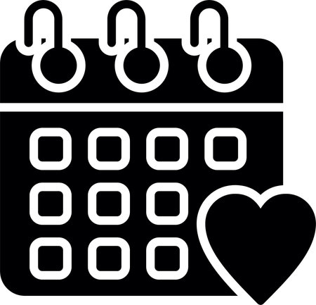 Health Glyph Icon Designのイラスト素材