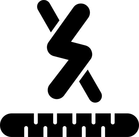 Antistatic Glyph Icon Designのイラスト素材