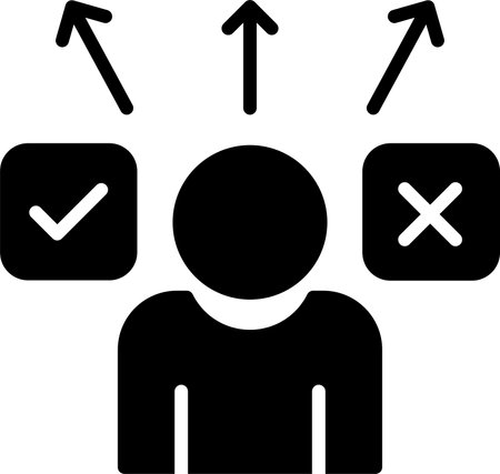 Decide Glyph Icon Designのイラスト素材