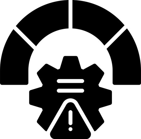 Risk Glyph Icon Designのイラスト素材