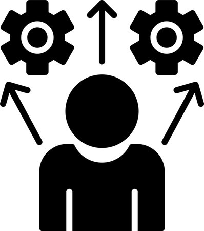 Arrows Glyph Icon Designのイラスト素材