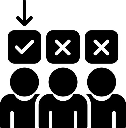 Selection Glyph Icon Designのイラスト素材