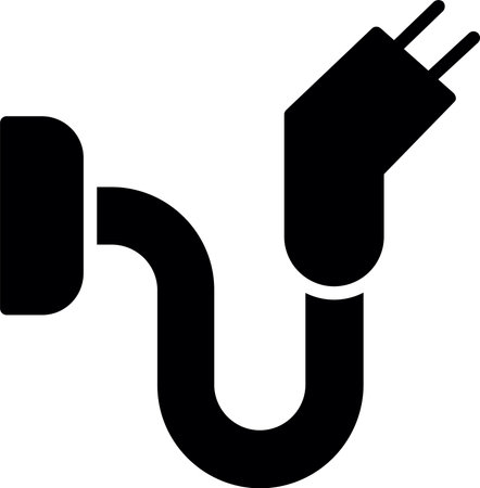Charger Glyph Icon Design