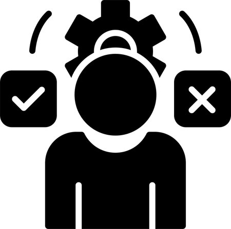 Management Glyph Icon Designのイラスト素材