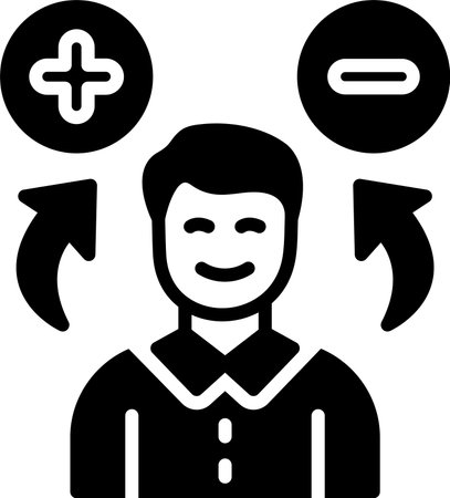 Feasibility Glyph Icon Designのイラスト素材