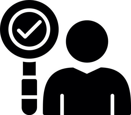 Insights Glyph Icon Designのイラスト素材